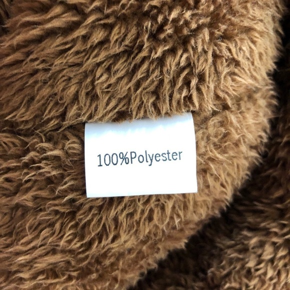 Nwt Grace Karin Blue Zip Front Parka Faux Fur Hooded Puffy Winter Coat - Size Xl - Picture 6 of 8